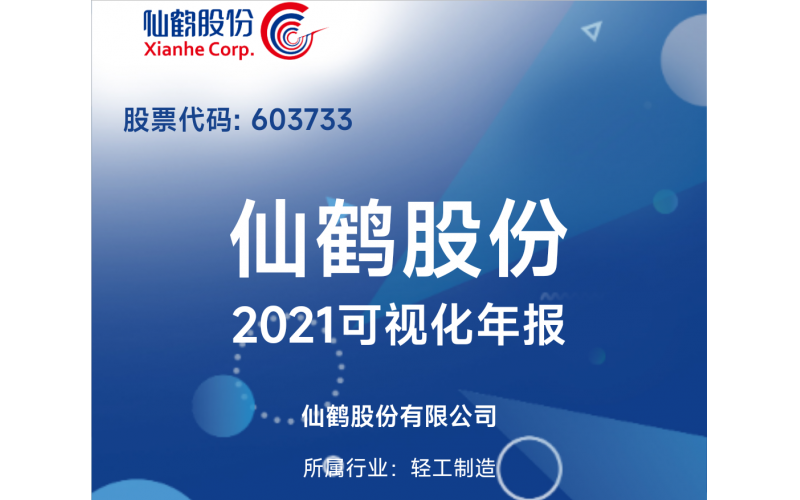 仙鶴股份有限公司2021可視化年度報告